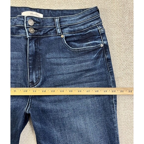 KanCan Jeans Women's 15 / 31 Juniors Slim Straight Stretch Blue Denim KC5217D - Picture 11 of 11